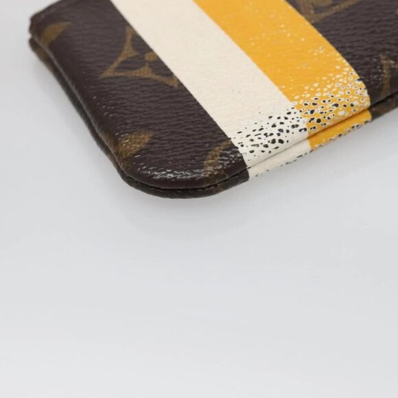 LOUIS VUITTON Monogram Groom Pochette Cles Coin Purse Jaune - Picture 12 of 16